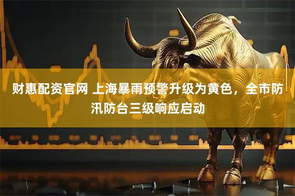 财惠配资官网 上海暴雨预警升级为黄色，全市防汛防台三级响应启动